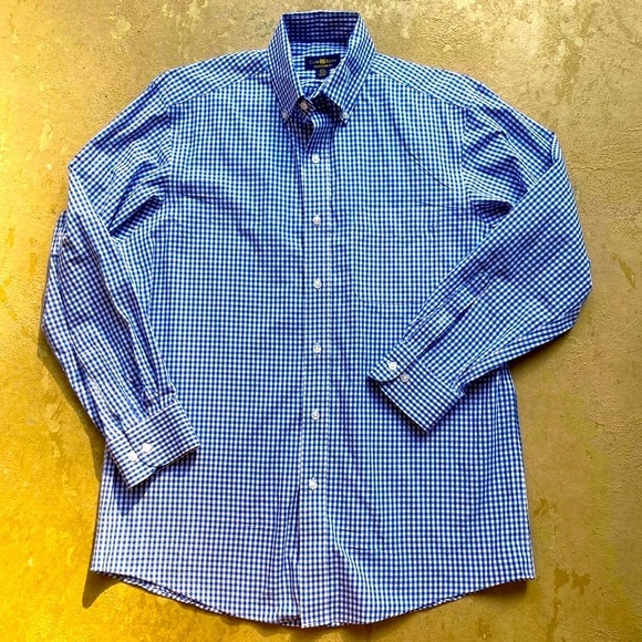 CLUB ROOM Men’s Check Button Down Shirt  32/33 - Picture 10 of 11